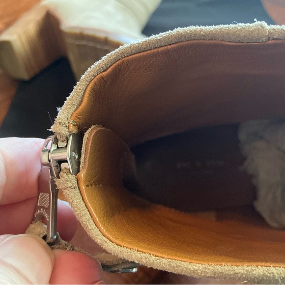Rag & Bone Newbury 2.0 Camel Suede Ankle Boots EU38.5 - Picture 7 of 7
